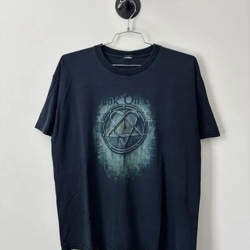 Band Tee Faded 90S - تي شيرت HIM للرجال بتصميم عتيق