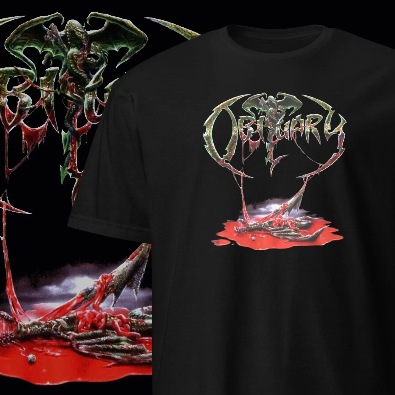 Vintage Fashion Obituaries - تي شيرت Obituary T Shirt Old