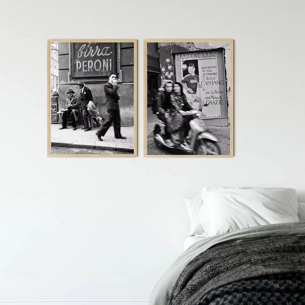 طباعة فوتوغرافية عتيقة باللوني - مراجعة Vintage Fashion Prints For Wall وسعره