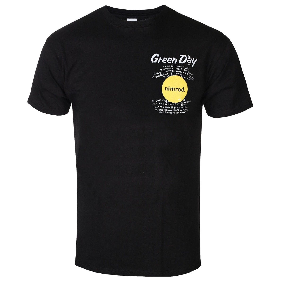 تي شيرت Green Day بتصميم مطبوع - مراجعة Band Tee Faded 90S وسعره
