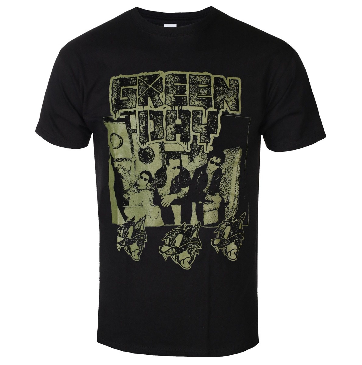 تي شيرت Green Day بتصميم مطبوع - مراجعة Band Tee Faded 90S وسعره