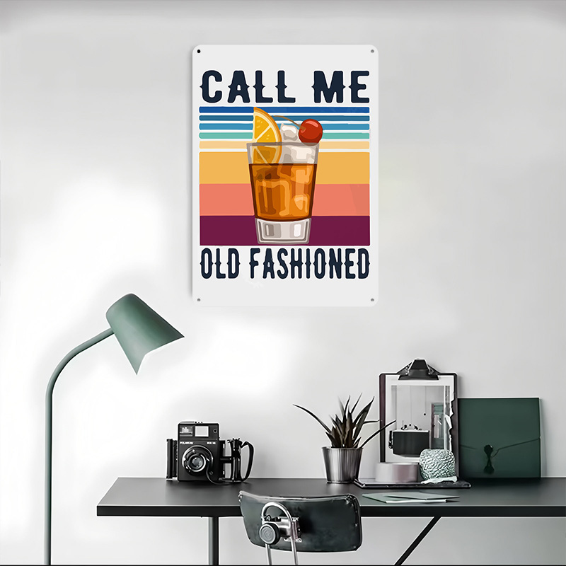 لافتة معدنية مطبوعة بتصميم 'اس - مراجعة Vintage Fashion Prints For Wall وسعره
