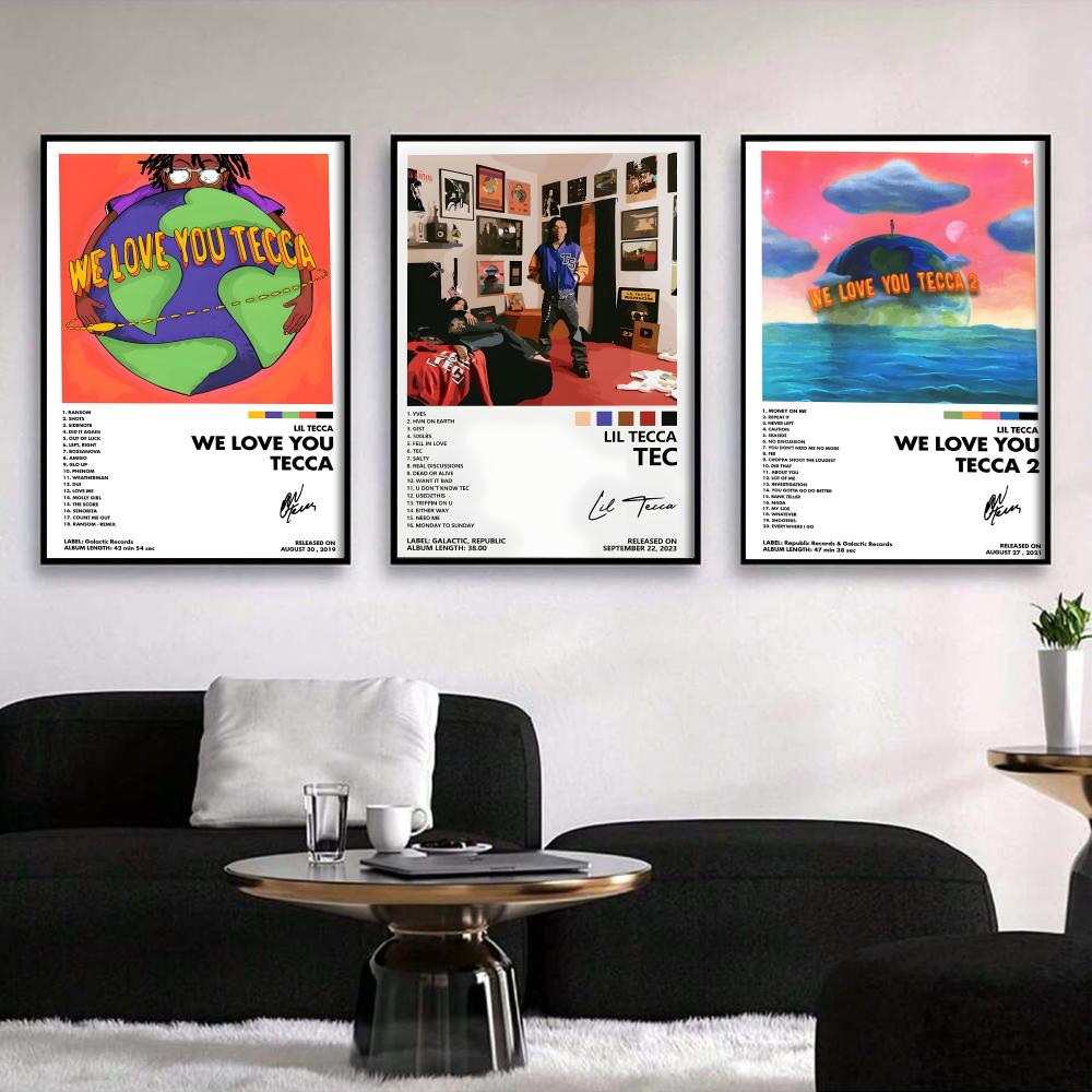 لوحة فنية لـ L-lil Tecca ABLUM - مراجعة Vintage Fashion Prints For Wall وسعره