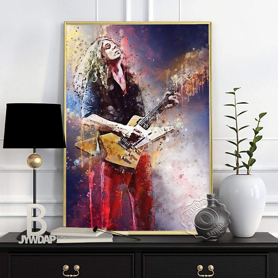 روك ستار ألفين لي دارك بي جي أ - مراجعة Vintage Fashion Prints For Wall وسعره