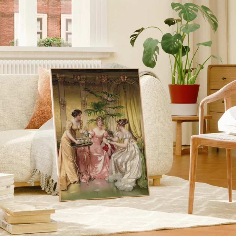 عصر النهضة المرأة صورة المشارك - مراجعة Vintage Fashion Prints For Wall وسعره