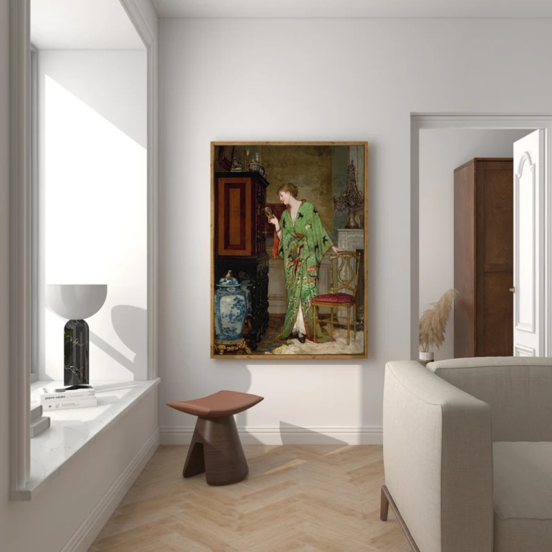 عصر النهضة المرأة صورة المشارك - مراجعة Vintage Fashion Prints For Wall وسعره