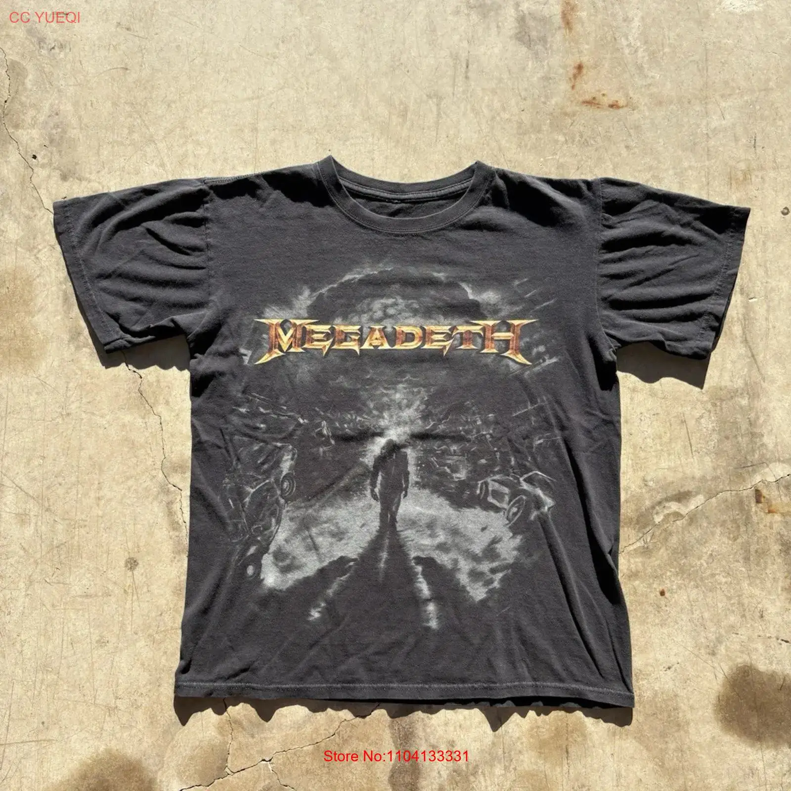 تي شيرت فرقة بلاك ميتال أنفيل  - مراجعة Band Tee Faded 90S وسعره